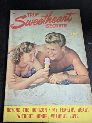 True Sweetheart Secrets #1  1950 - Fawcett  -VG - Comic Book