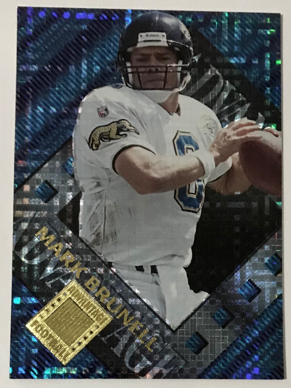 1996 Collector's Edge Advantage Perfect Play Foils #102 MARK BRUNELL Jaguars