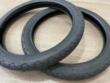 Kids Bicycle Tires  Tubes 16x1.75 Fits 1.75 1.95 Black BMX 16" Stroller Smooth