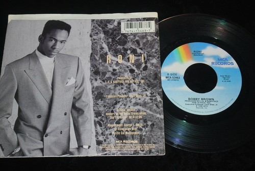 Bobby Brown - Roni / Instrumental 7" VG ++ !! - Picture 2 of 2