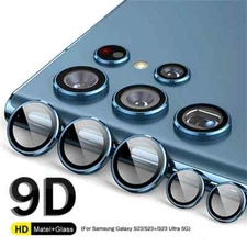 For Galaxy S23 S24 S25 Ultra Plus Tempered Glass Metal Camera Lens Protector