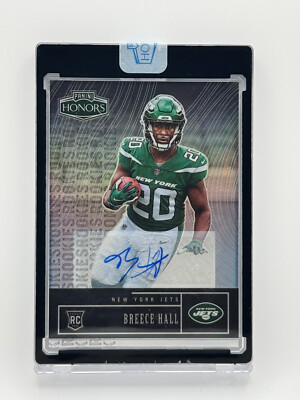 Breece Hall 2022 Panini Honors #45 Rookie Auto /49 Sealed