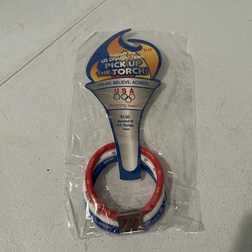 Beijing 2008 Beijing USA Olympic Team USA : 3 Rubber Bracelets Team Rings