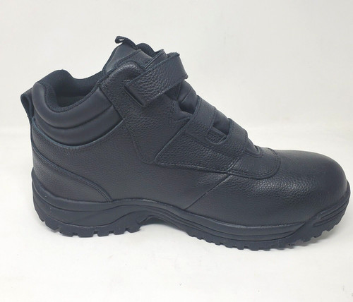 Propet Men's Cliff Walker Double-Strap Waterproof Boot MPRX85 Black xx Wide (5E)