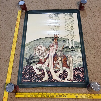 Poster Art Print Kay Nielsen He Coaxed her Down Horse Fantasy Mythical