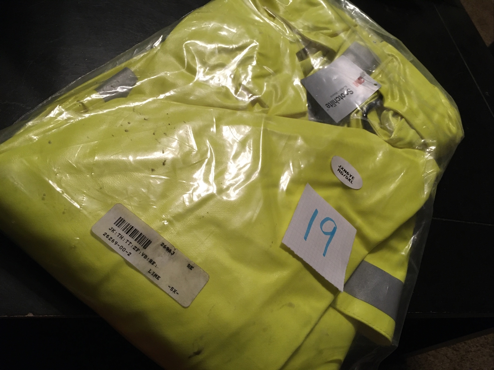 Bulwark JXN6YE Menu0026#039;s FR Hi-Visibility Flame-Resistant Rain Jacket 5XL  | eBay