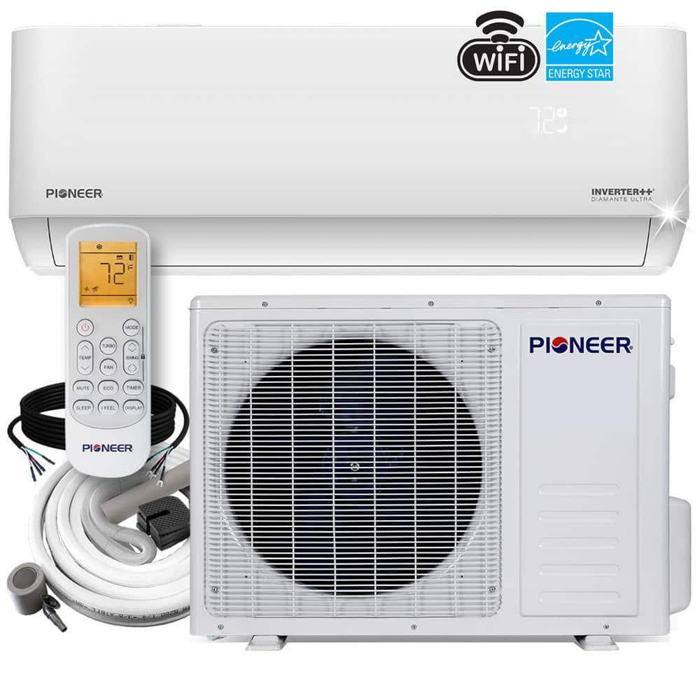 Heat Pump 24000 Btu Home Depot Ac Split Unit Pioneer 24,000 BTU