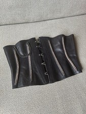 Jean Paul Gaultier Leather Corset Size Small