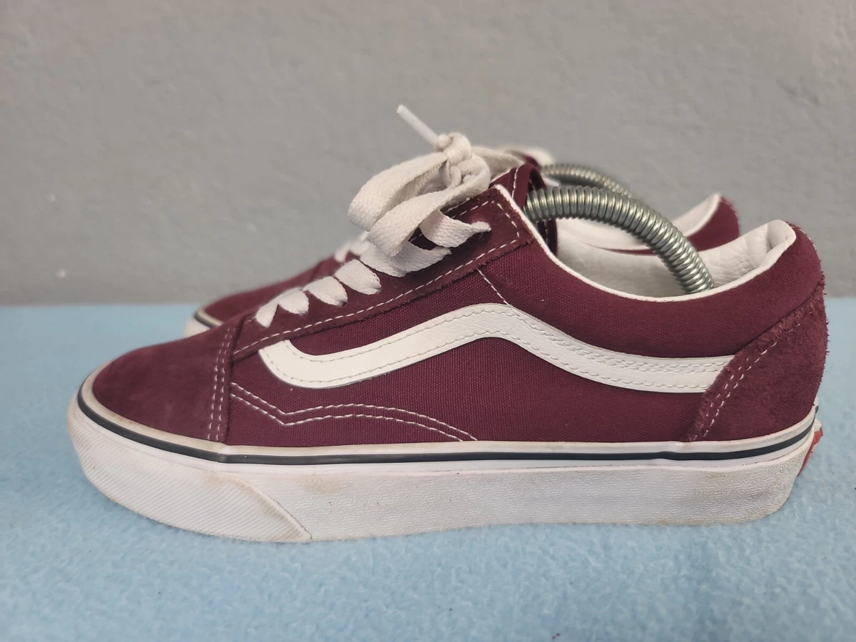 Vans Mens Off Wall 507698 Dark Red Casual Shoes Sneakers 5.5 W | eBay