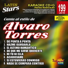 Karaoke Latin Stars 199 Alvaro Torres Vol. 1