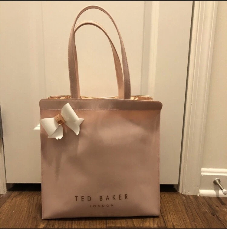 Ted Baker Pink Purse With White Bow eBay