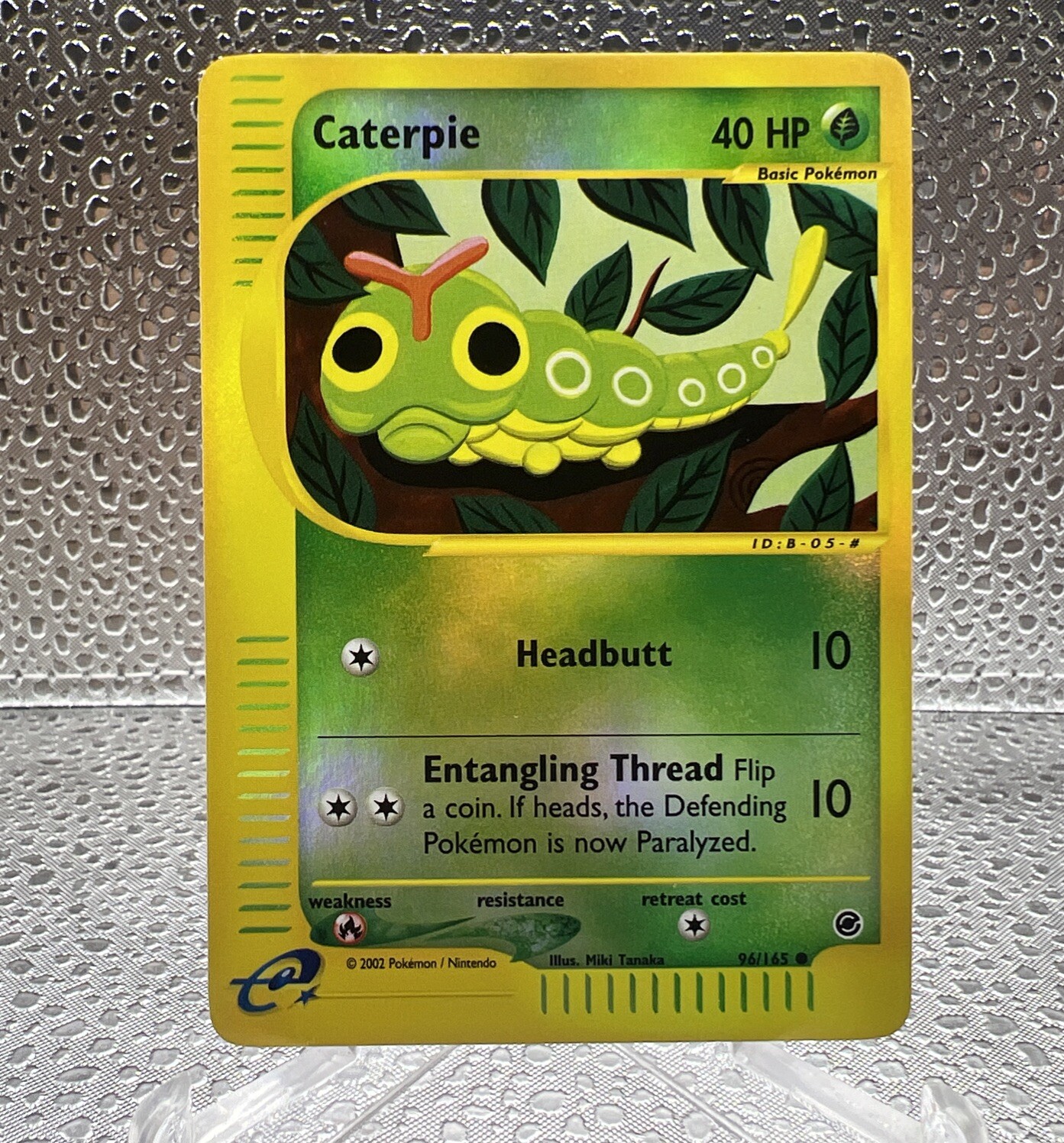 Pokemon Card Caterpie 96/165 Reverse Holo Foil Expedition LP/NM eBay