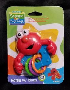 sesame beginnings rattle with rings