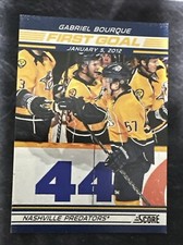 2012-13 Score First Goal FG19 Gabriel Bourque Nashville Predators