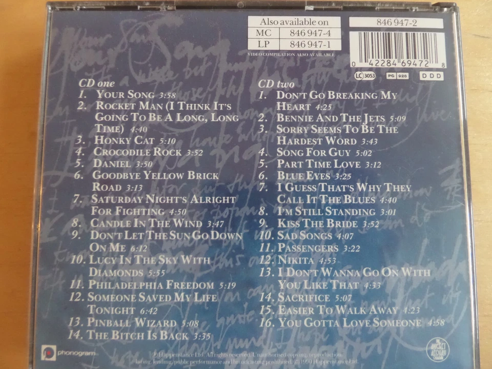 CD-Box "The very best of Elton John" / 30 Lieder - Bild 2 von 2