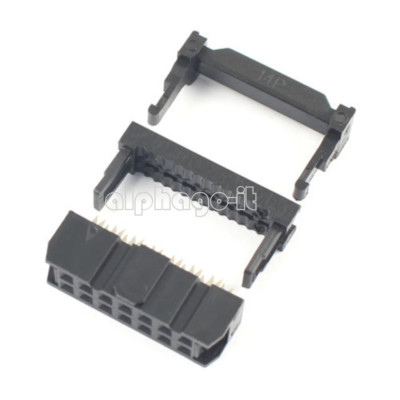 10 Stück 14Pin 2x7 2,54 Pitch IDC FC-14 Buchse JTAG Buchse ISP Stecker Flachkabel