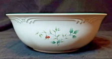 Pfaltzgraff Winterberry 10" Round Serving Bowl for Christmas or Winter Holiday 