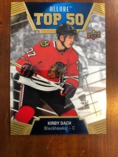 19-20 UD Allure Hockey Rookie Top 50 T50-2 Kirby Dach