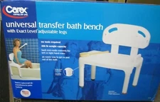 Carex Universal Tub Transfer Bench, Shower Bench and Bath Seat, Shower Chair 