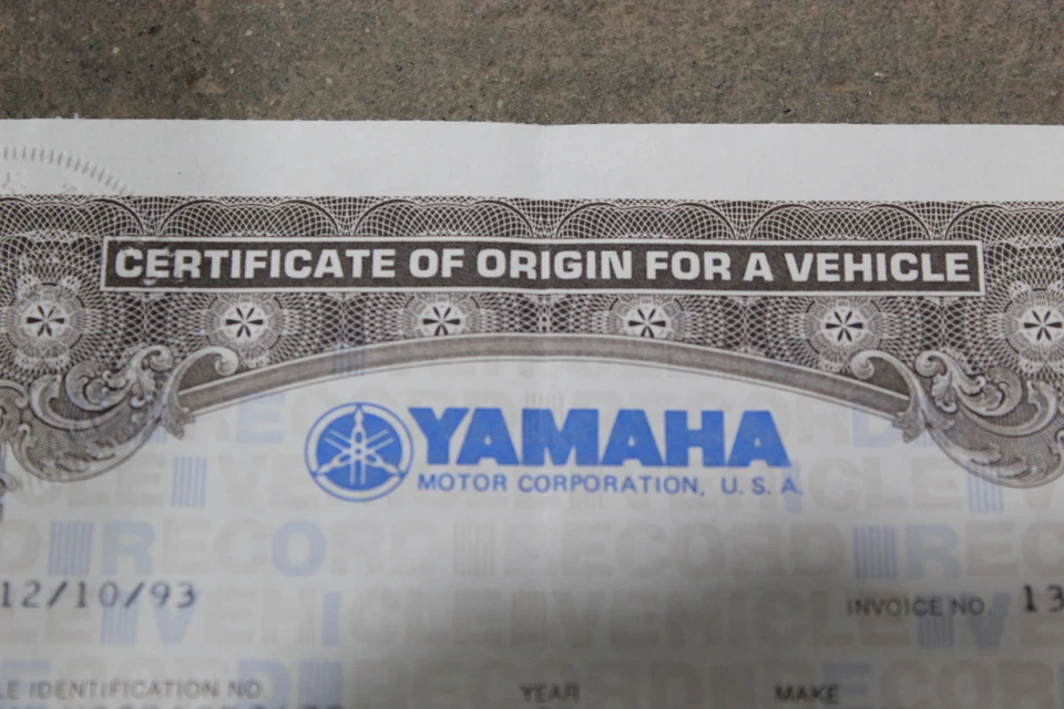 Yamaha RT100 1994 cuadro chasis #9857 Foto 3 de 4