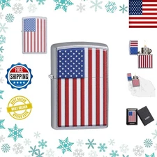 Zippo encendedores con la bandera de EE. UU.