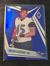2019 Panini Phoenix Rookies Blue /35 Jaylon Ferguson #154 Rookie RC Ravens