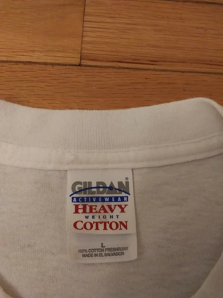 Camiseta Detroit Red Wings NHL Vintage Gildan 2002 Stanley Cup Champs Para Hombre L Foto 3 de 4