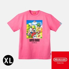 T-shirt Super Mario USA Nintendo TOKYO Size XL From Japan pink