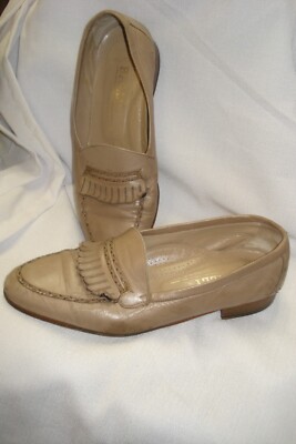 Bally Taupe Leather Loafers BALLY Pathy suede loafers | NET-A-PORTER main image 4