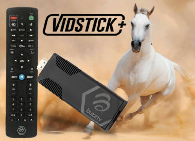 BuzzTV Vidstick + Plus - 4GB / 32GB / Dual WiFi - ACCESSORY OF YOUR CHOICE