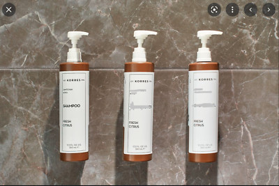 LOT OF 6 Korres Fresh Citrus Shampoo 12.2 FL OZ U.S. / 360ml