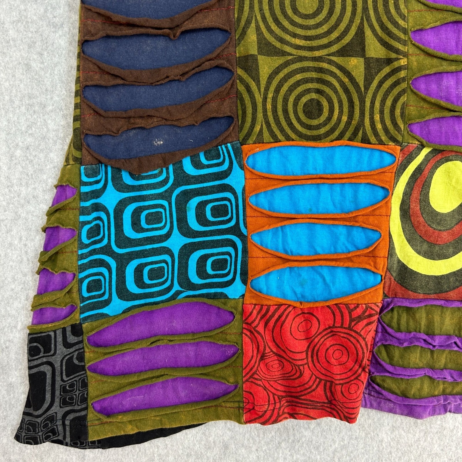 Rising International Size Large Patchwork Tunic /… - image 5