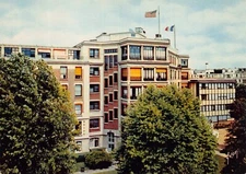 American Hospital Paris France Army Marine Military Est 1906 6x4 Postcard CP411