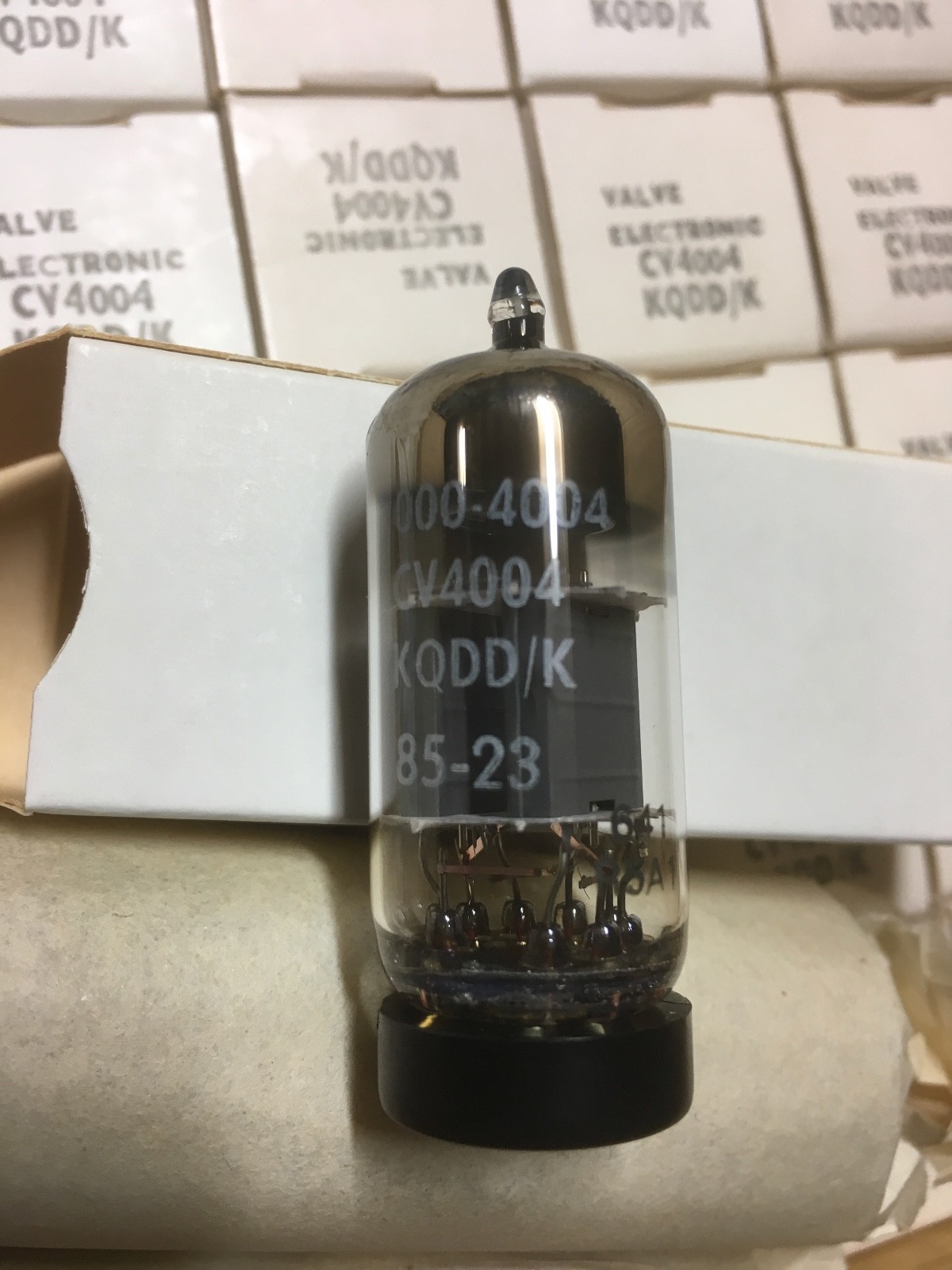 1 Pair Mullard ECC 83 CV4004  12AX7 NOS geprüft/gemessen/gematched