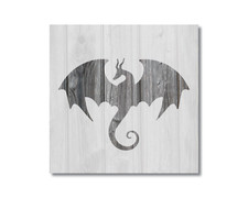 Dragon Stencil, Durable Flexible Handmade Mylar Reusable Craft Template, 217