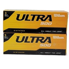 Wilson Ultra 500 Distance Golf Balls 3 Pack Advertisement Sunnyside, WA Lot of 2