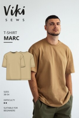 Vikisews Schnittmuster Marc T Shirt Tops UK 28-44