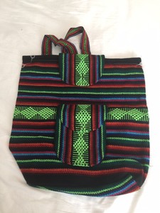 mexican woven backpack