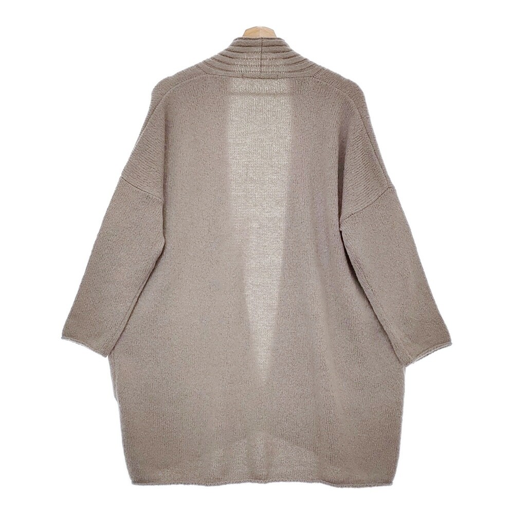 evam eva E233K144 Alpaca wool robe with silk blend cardigan