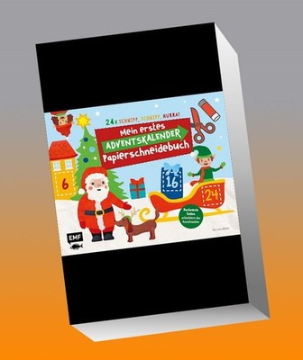 24 x Schnipp, schnipp, hurra! Mein erstes Adventskalender-Papierschneidebuc