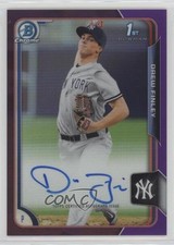 2015 Bowman Draft Chrome Pick Purple Refractor /250 Drew Finley #BCA-DF Auto 9gj