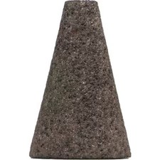 Norton Abrasives 61463615722 Gemini Grinding Cone W/Sq Tip, 2 Dia, 3 L, 24Gr, Ao