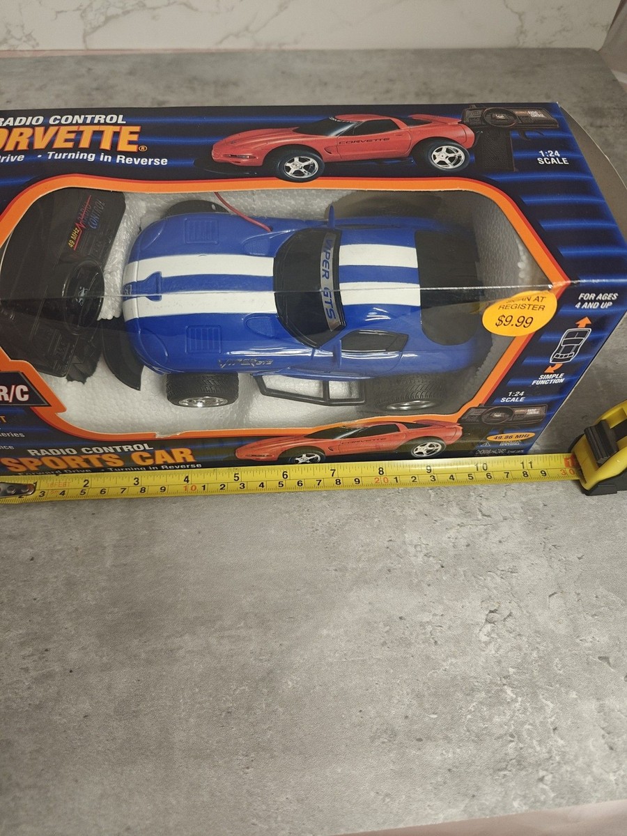 Rare Vintage New Bright Dodge Viper GTS 1:24 Scale Remote Control