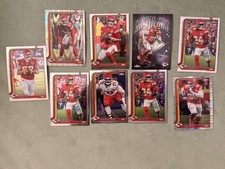 2025 Topps Chrome Football Kansas City Chiefs Lot - Refractors and Inserts