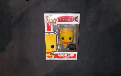 Figurine Funko Pop / Gamer Bart N°1035 / The Simpsons / Spécial édition - Photo 1/4