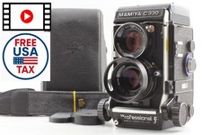Pro F New Seal N MINT w/Case  Mamiya C330 TLR Camera 80mm f2.8 Blue Dot JAPAN