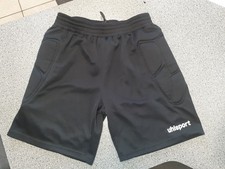Kurze Uhlsport Torwarthose, schwarz, Gr. XL, Gebraucht