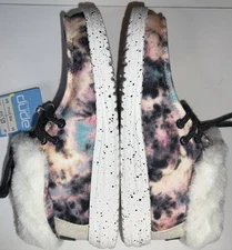 Hey Dude Britt Youth Booties Size Y1-L2 Kids Boots Navy Pink Tie Dye Shoes NEW
