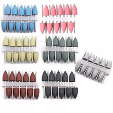 Dental Lab Silicone Rubber Polishers Diamond Polishing Burs 2.35mm Shank
