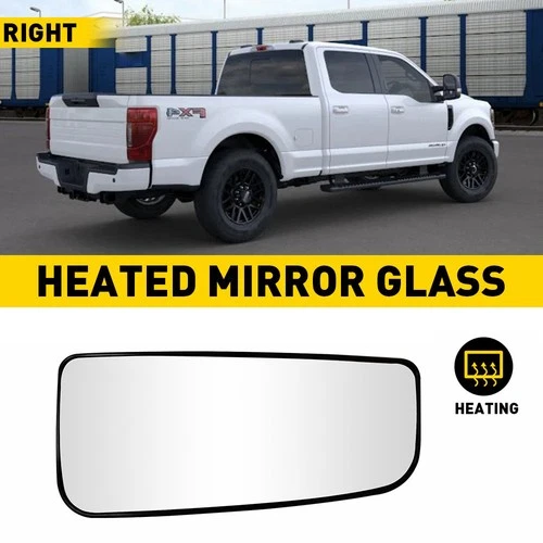 Mirror Glass Lower Convex Passenger Side for Ford Superduty 250 350 2017-2022
